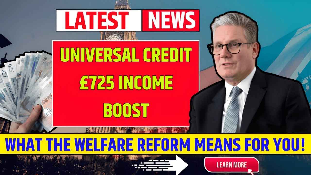 Universal Credit £725 Income Boost: What the Welfare Reform Means for You!